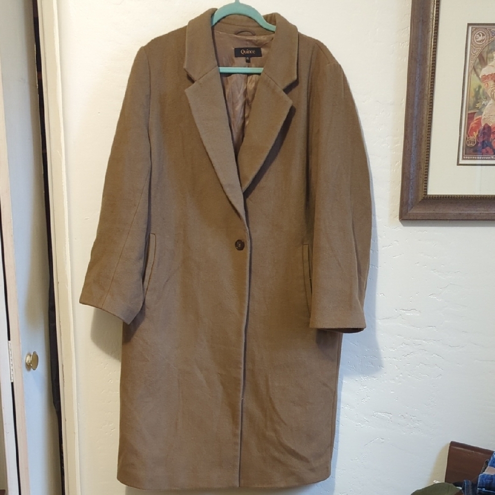 Quince Brown Trench Coat